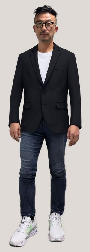 라이트웨이트 베이식 블레이저 착장 결과